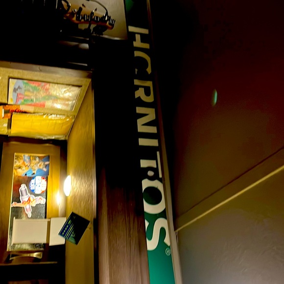 Full-size shot ski for 4, matching glasses Hornitos tequila advertising VTG - Picture 3 of 4